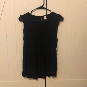 Black tank top